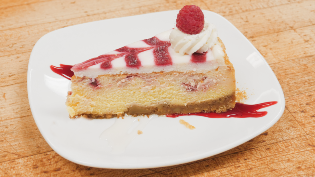 Raspberry Cheesecake Slice | Marigold Cafe And Bakery